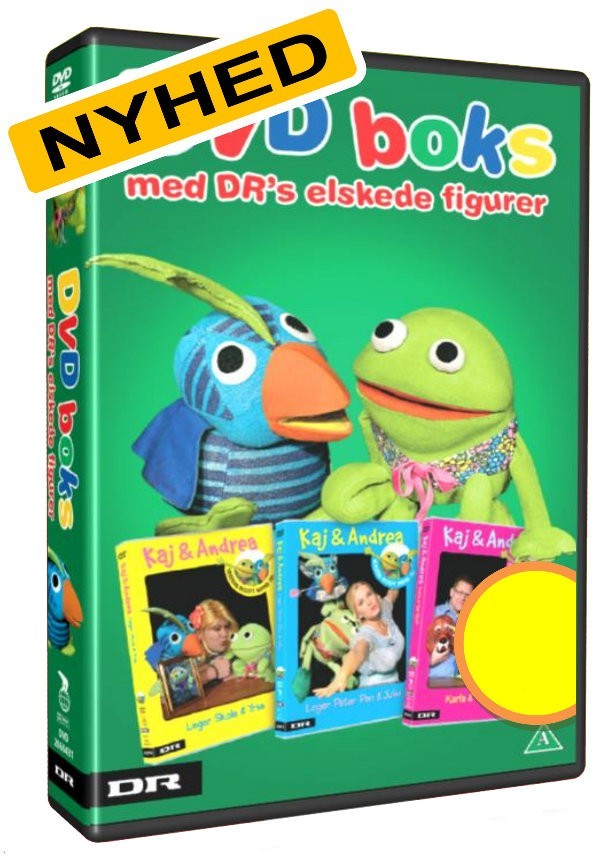 Køb DVD Boks - med DR's elskede figurer - Kaj & Andrea