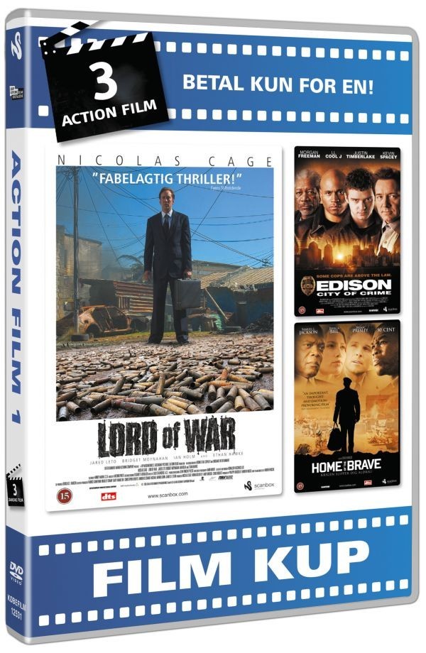 Action film 1: Lord Of War / Edison: City Of Crime / Home Of The Brave