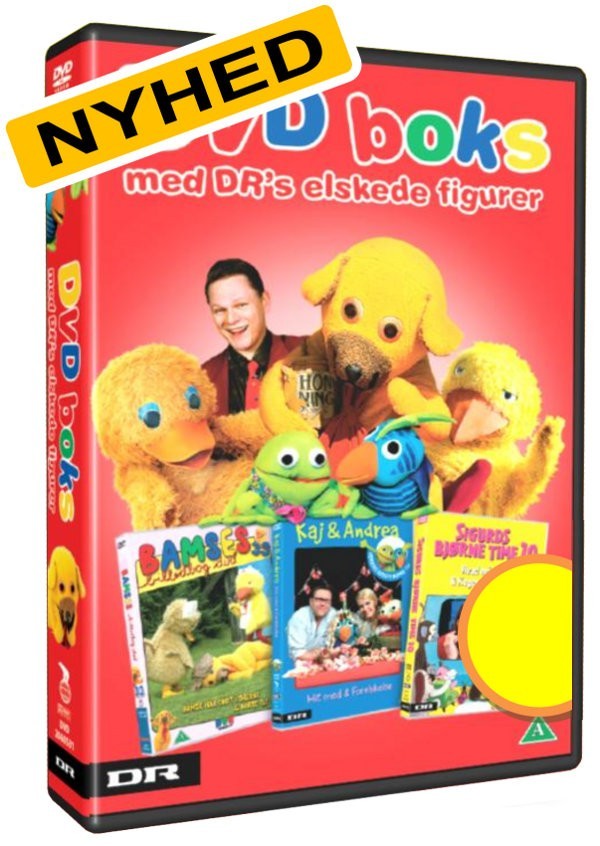 Køb DVD Boks - med DR's elskede figurer - 3 forskellige