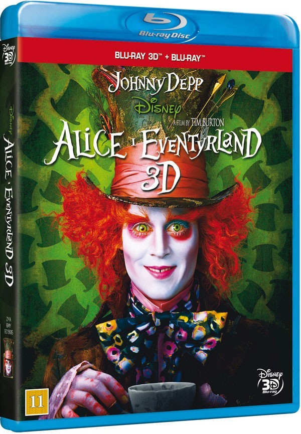 Alice I Eventyrland 3D [2-disc Blu-ray 3D + Blu-ray]