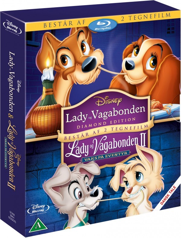 Lady & Vagabonden 1+2 Blu-Ray Boks