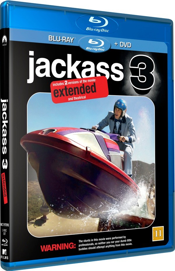 Køb Jackass 3 - Extended [Blu-ray + DVD]