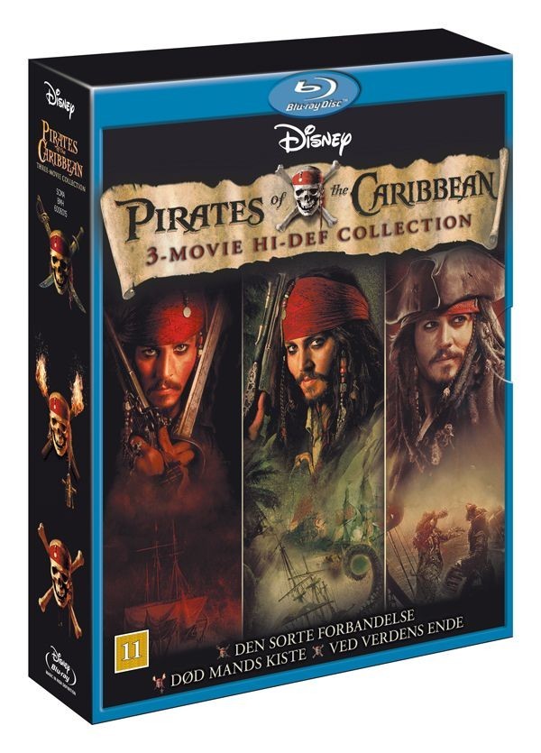 Køb Pirates of the Caribbean: 3 Movie Hi-Def Collection