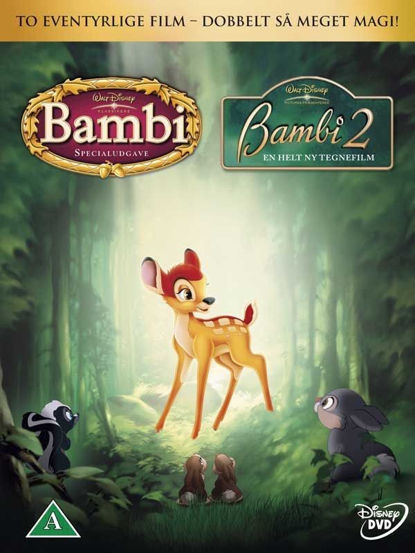 Bambi og Bambi 2 digipack