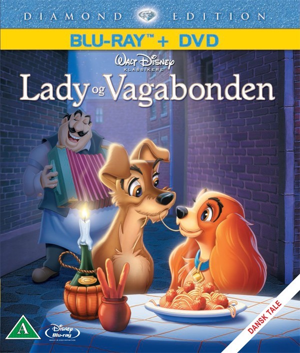 Køb Lady Og Vagabonden [Blu-ray + DVD Diamond Edition]