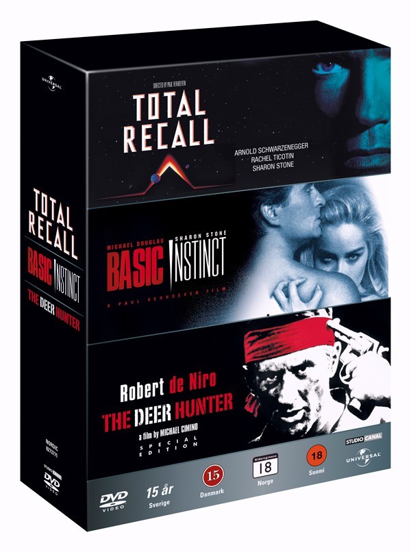 Køb Total Recall + Basic Instinct + The Deer Hunter