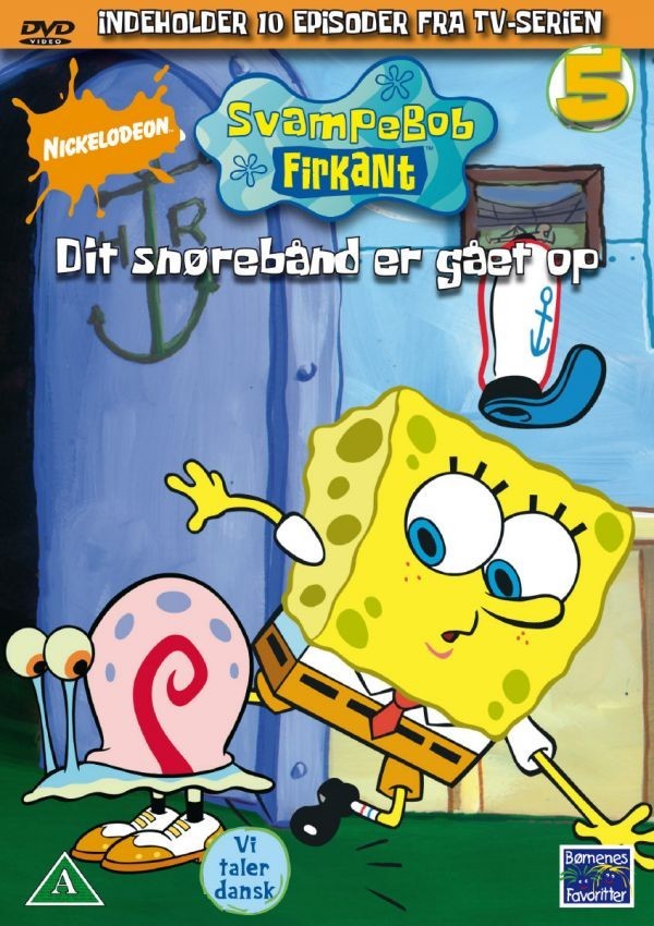 Køb SvampeBob Firkant 05 - Dit Snørebånd Er Gået Op