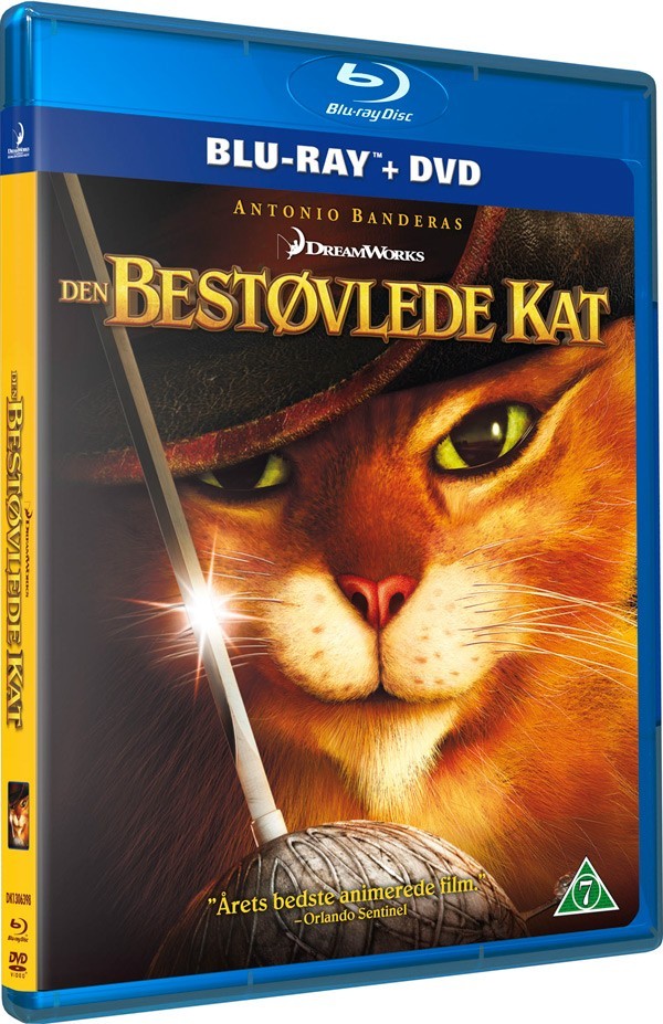 Køb Den Bestøvlede Kat [Blu-Ray + DVD]