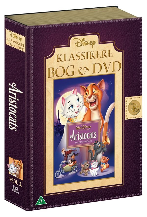 Køb Disney Klassikere Bog & DVD: Aristocats