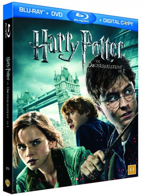 Køb Harry Potter (7) og Dødsregalierne: Del 1 [Blu-ray + DVD + Digital Copy]