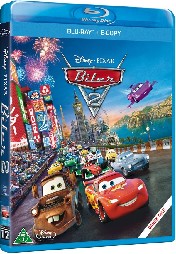 Køb Biler 2 [Blu-ray + E-Copy]