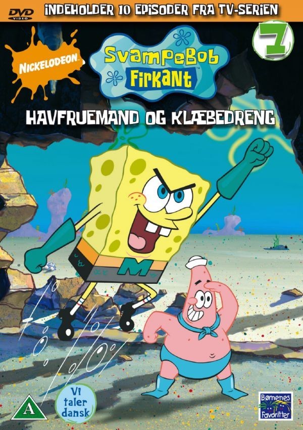 Køb SvampeBob Firkant 07 - Havfruemand Og Klæbedreng