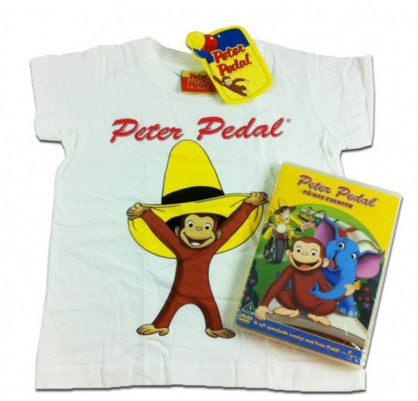 Peter Pedal På Nye Eventyr + T-Shirt ( 2-4 år )
