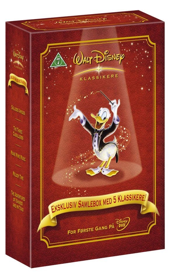 Walt Disney Samlebox med 5 Klassikere