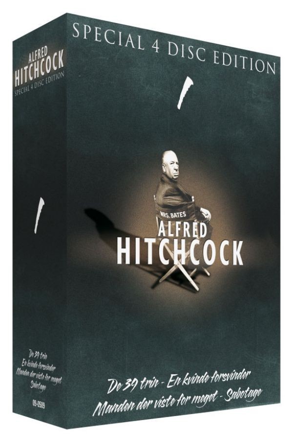 Køb Alfred Hitchcock box (4 disc)