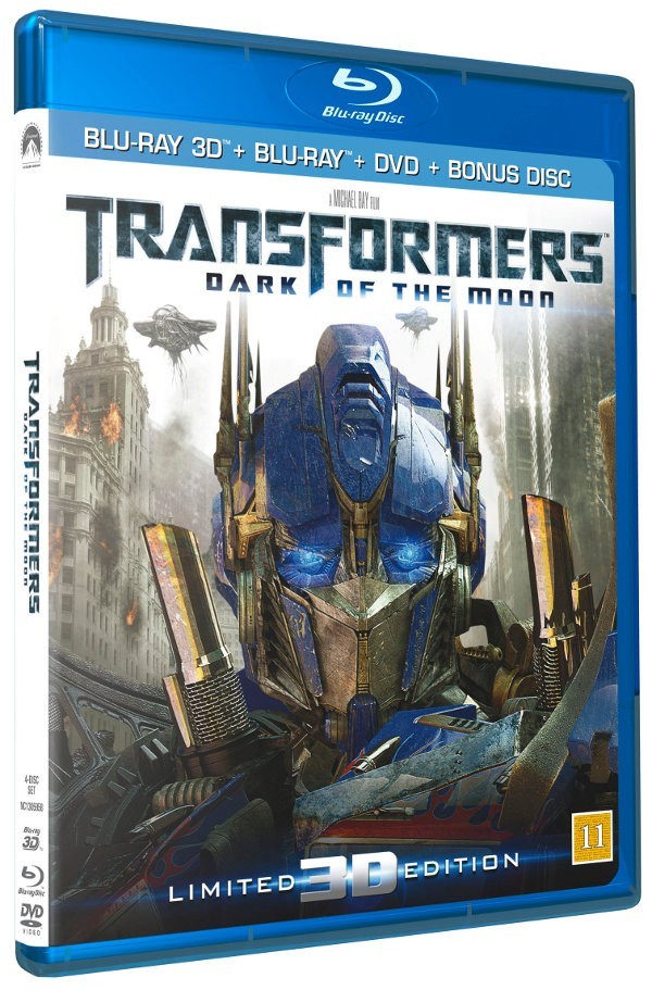 Transformers 3: The Dark of the Moon 3D [Blu-ray 3D + Blu-ray + DVD]