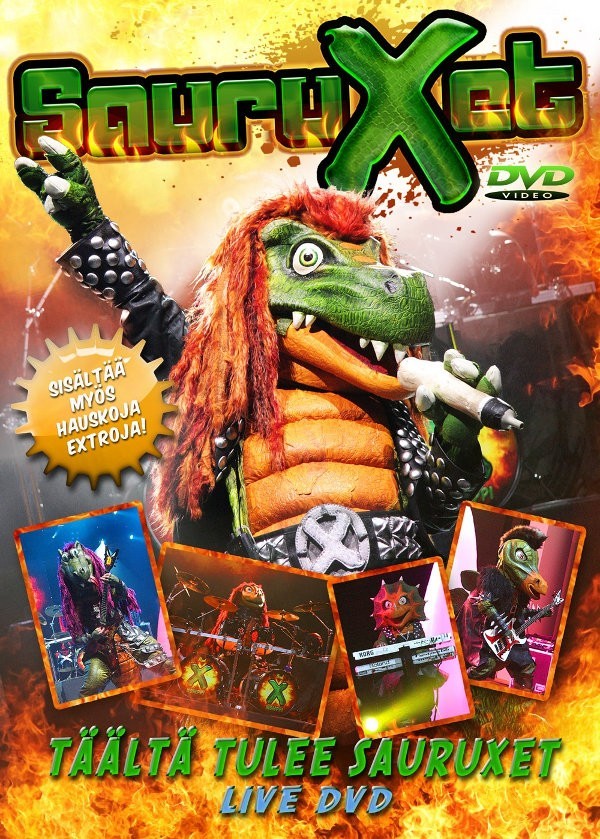 Täältä Tulee Sauruxet Live DVD