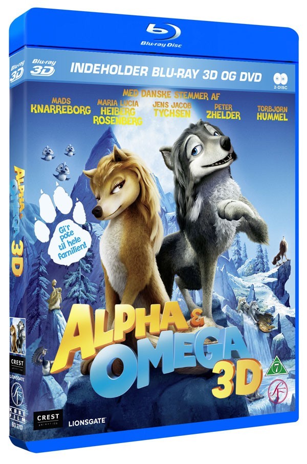 Alpha og Omega [Blu-Ray-3D+2D+DVD Combo]