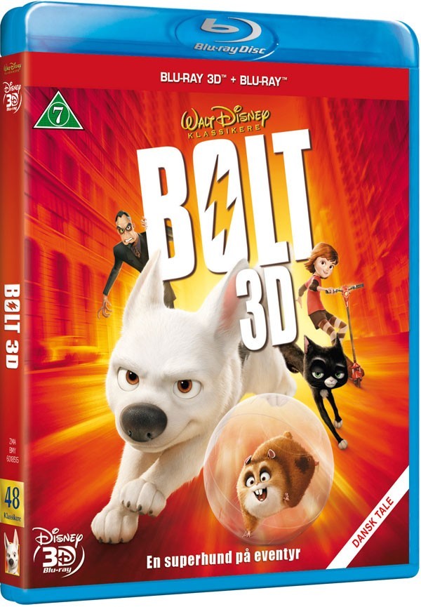 Køb Bolt 3D [2-disc Blu-ray 3D + Blu-ray]