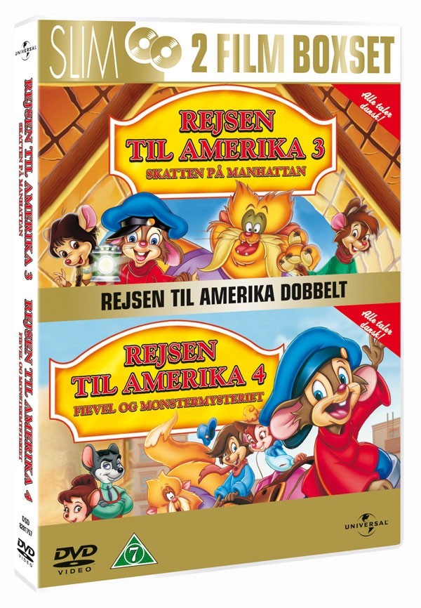 Køb Rejsen Til Amerika 3: Skatten På Manhattan / Rejsen Til Amerika 4: Fievel Og Monstermysteriet