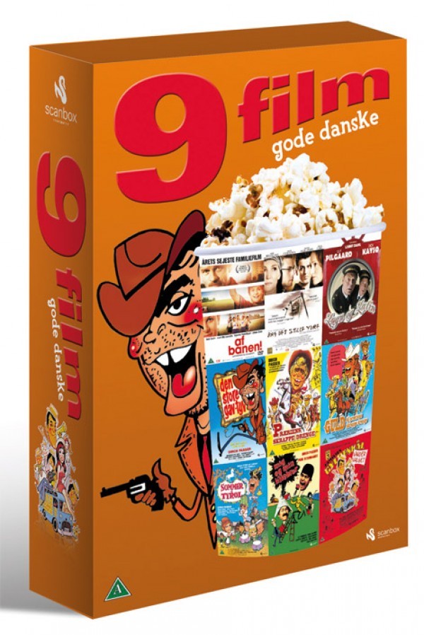 Køb 9 film - gode danske