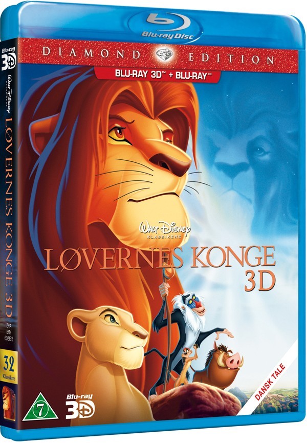 Køb Løvernes Konge 3D [Blu-ray 3D + Blu-ray 2D]