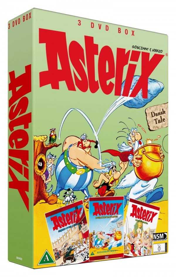 Asterix [3-disc] DVD boks (grøn)