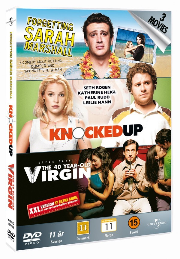 Køb Forgetting Sarah Marshall + 40 Year Old Virgin + Knocked Up [3-disc]