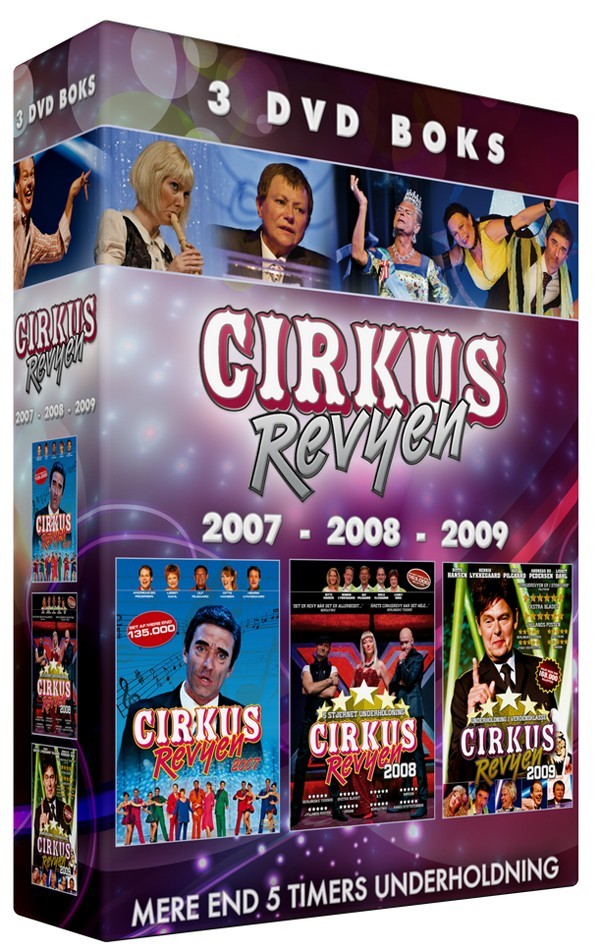 Køb Cirkusrevyen 2007 - 2008 - 2009 [3-disc]