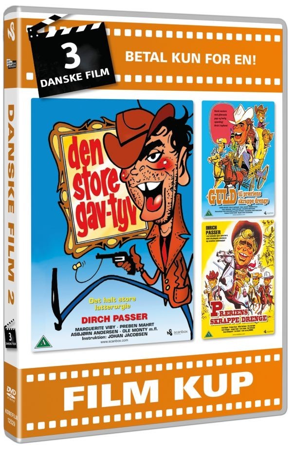 Køb Danske film 2: Den Store Gav-Tyv / Guld Til Præriens Skrappe Drenge / Præriens Skrappe Drenge
